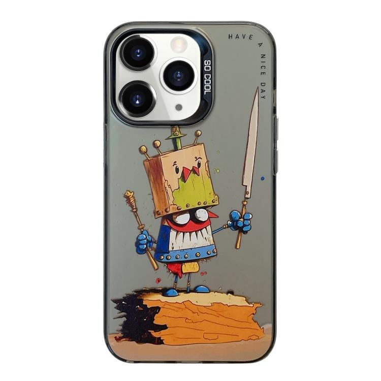 Animal Pattern Oil Painting Series PC + TPU Phone Case, For iPhone 11, For iPhone 11 Pro, For iPhone X / XS