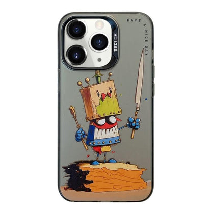 Animal Pattern Oil Painting Series PC + TPU Phone Case, For iPhone 11, For iPhone 11 Pro, For iPhone X / XS