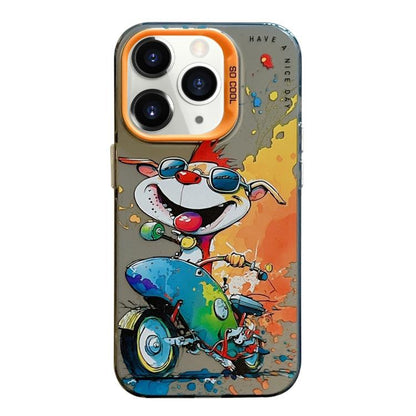 Animal Pattern Oil Painting Series PC + TPU Phone Case, For iPhone 11, For iPhone 11 Pro, For iPhone X / XS