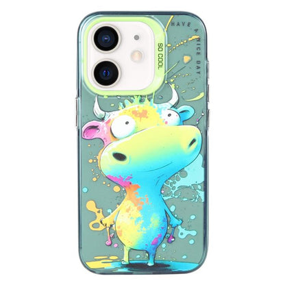Animal Pattern Oil Painting Series PC + TPU Phone Case, For iPhone 12 Pro, For iPhone 12 mini, For iPhone 11 Pro Max