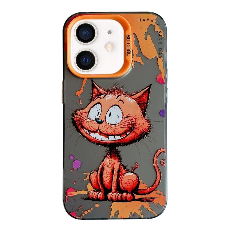 Animal Pattern Oil Painting Series PC + TPU Phone Case, For iPhone 12 Pro, For iPhone 12 mini, For iPhone 11 Pro Max