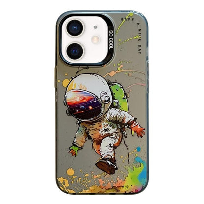Animal Pattern Oil Painting Series PC + TPU Phone Case, For iPhone 12 Pro, For iPhone 12 mini, For iPhone 11 Pro Max