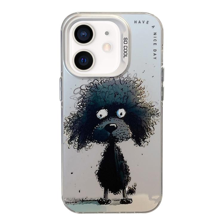 Animal Pattern Oil Painting Series PC + TPU Phone Case, For iPhone 12 Pro, For iPhone 12 mini, For iPhone 11 Pro Max