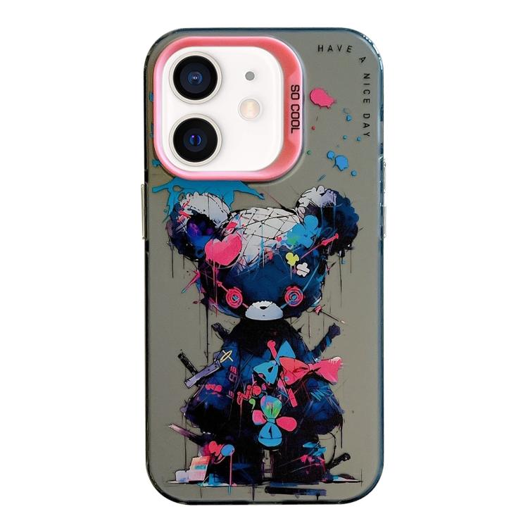 Animal Pattern Oil Painting Series PC + TPU Phone Case, For iPhone 12 Pro, For iPhone 12 mini, For iPhone 11 Pro Max