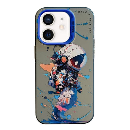 Animal Pattern Oil Painting Series PC + TPU Phone Case, For iPhone 12 Pro, For iPhone 12 mini, For iPhone 11 Pro Max