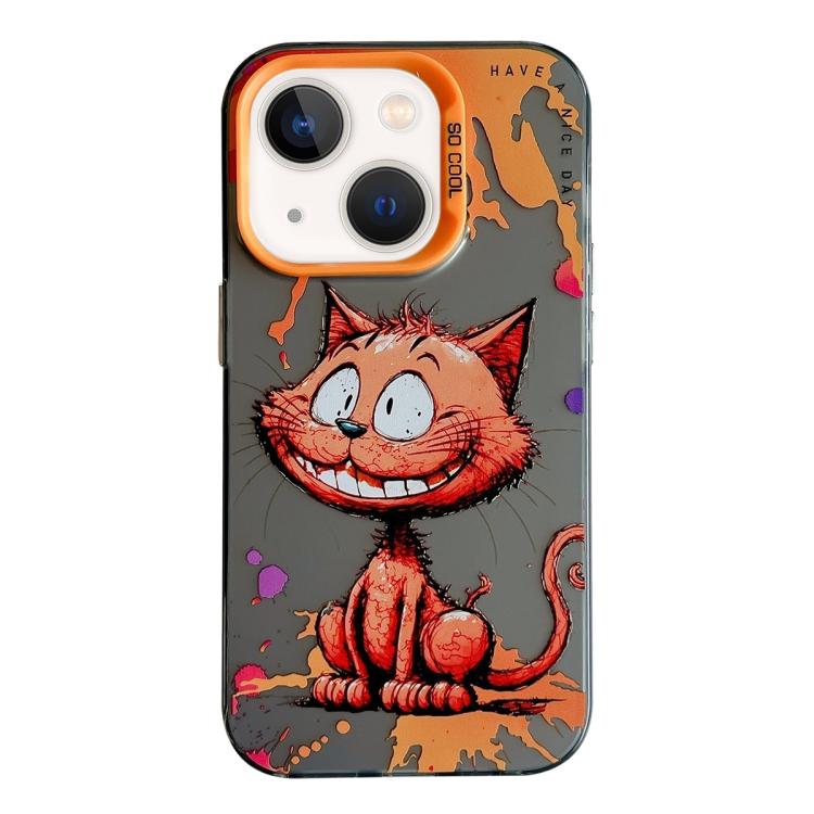 Animal Pattern Oil Painting Series PC + TPU Phone Case, For iPhone 13 mini, For iPhone 12, For iPhone 12 Pro Max