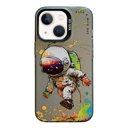 Animal Pattern Oil Painting Series PC + TPU Phone Case, For iPhone 13 mini, For iPhone 12, For iPhone 12 Pro Max