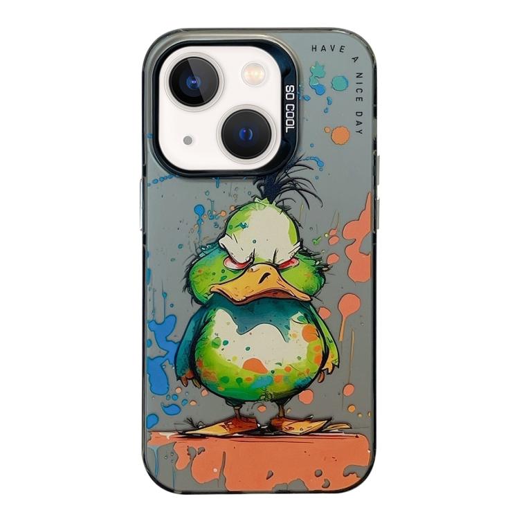 Animal Pattern Oil Painting Series PC + TPU Phone Case, For iPhone 13 mini, For iPhone 12, For iPhone 12 Pro Max