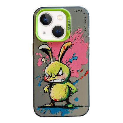 Animal Pattern Oil Painting Series PC + TPU Phone Case, For iPhone 13 mini, For iPhone 12, For iPhone 12 Pro Max