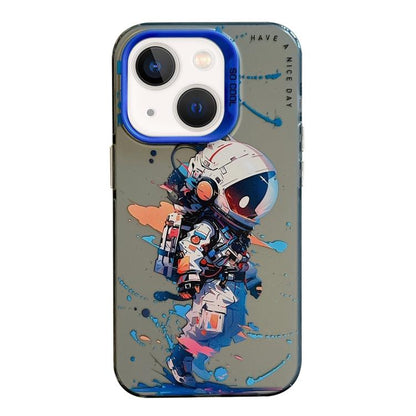 Animal Pattern Oil Painting Series PC + TPU Phone Case, For iPhone 13 mini, For iPhone 12, For iPhone 12 Pro Max
