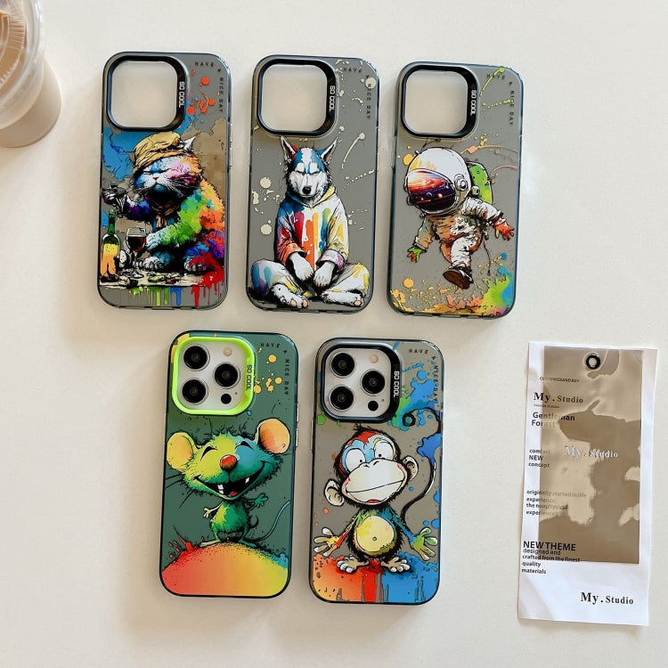 Animal Pattern Oil Painting Series PC + TPU Phone Case, For iPhone 18 Pro / 17 Pro, For iPhone 18 Pro Max/17 Pro Max, For iPhone 17e / 16e