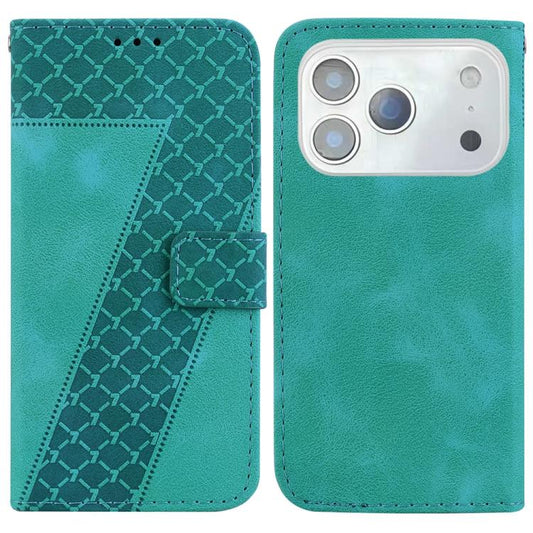 Seven-shaped Embossed Leather Phone Case, For iPhone 18 Pro / 17 Pro, For iPhone 18 Pro Max / 17 Pro Max, For iPhone 17e / 16e, For iPhone 17, For iPhone Air, For iPhone 16 Pro Max, For iPhone 16 Pro, For iPhone 16 Plus, For iPhone 16                  ...