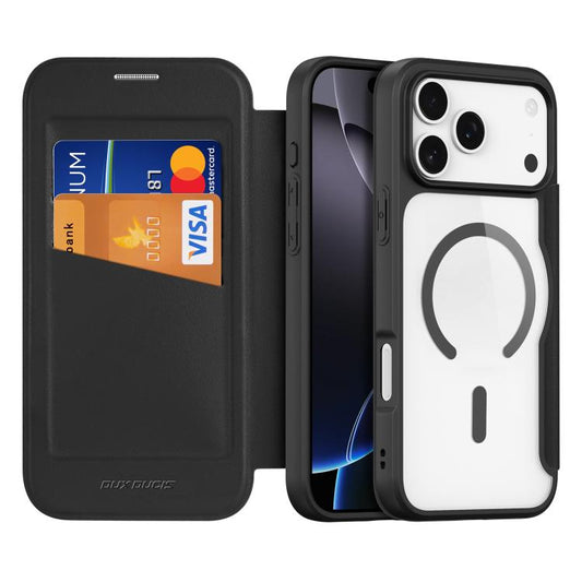 DUX DUCIS Skin X Pro Series Magsafe PC + TPU Phone Leather Case, For iPhone 18 Pro / 17 Pro, For iPhone 18 Pro Max / 17 Pro Max, For iPhone 17, For iPhone 17 Air, For iPhone 16, For iPhone 16 Pro Max, For iPhone 16 Pro, For iPhone 16 Plus