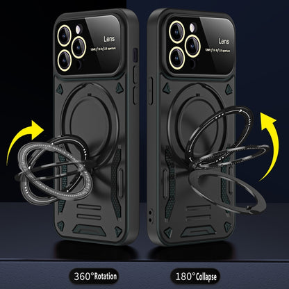 Large Window MagSafe Holder Phone Case, For iPhone 12 Pro Max, For iPhone 12 Pro, For iPhone 11 Pro Max, For iPhone 11, For iPhone 11 Pro