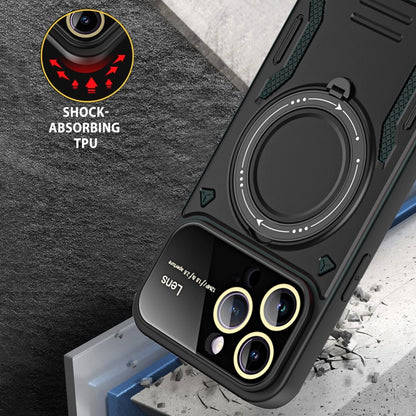 Large Window MagSafe Holder Phone Case, For iPhone 12 Pro Max, For iPhone 12 Pro, For iPhone 11 Pro Max, For iPhone 11, For iPhone 11 Pro