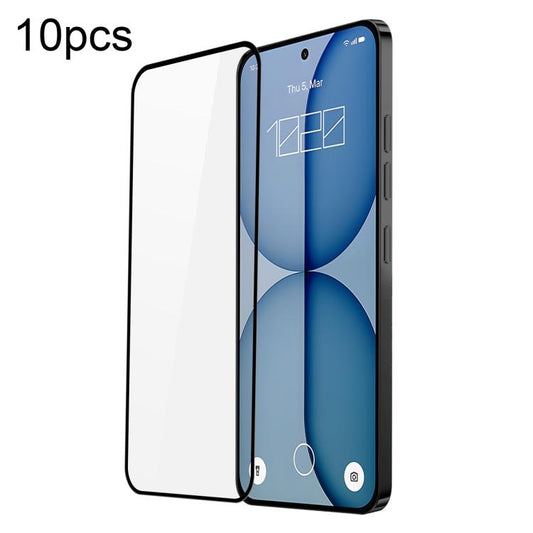 10pcs DUX DUCIS 0.33mm 9H Medium Alumina Tempered Glass Film, For Nothing Phone 4a / 4a Pro, For Nothing Phone 3a Lite, For Nothing CMF Phone 2 Pro, For Nothing Phone 3a / 3a Pro, For Nothing CMF Phone 1, For Nothing Phone 2a, For Nothing Phone 2