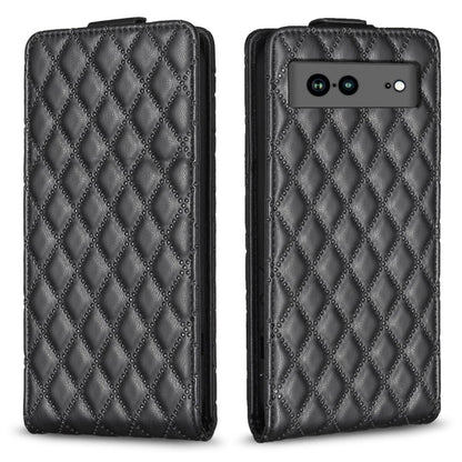 Diamond Lattice Vertical Flip Leather Phone Case, For Google Pixel 8 Pro, For Google Pixel 8, For Google Pixel 7a, For Google Pixel 7 Pro, For Google Pixel 7