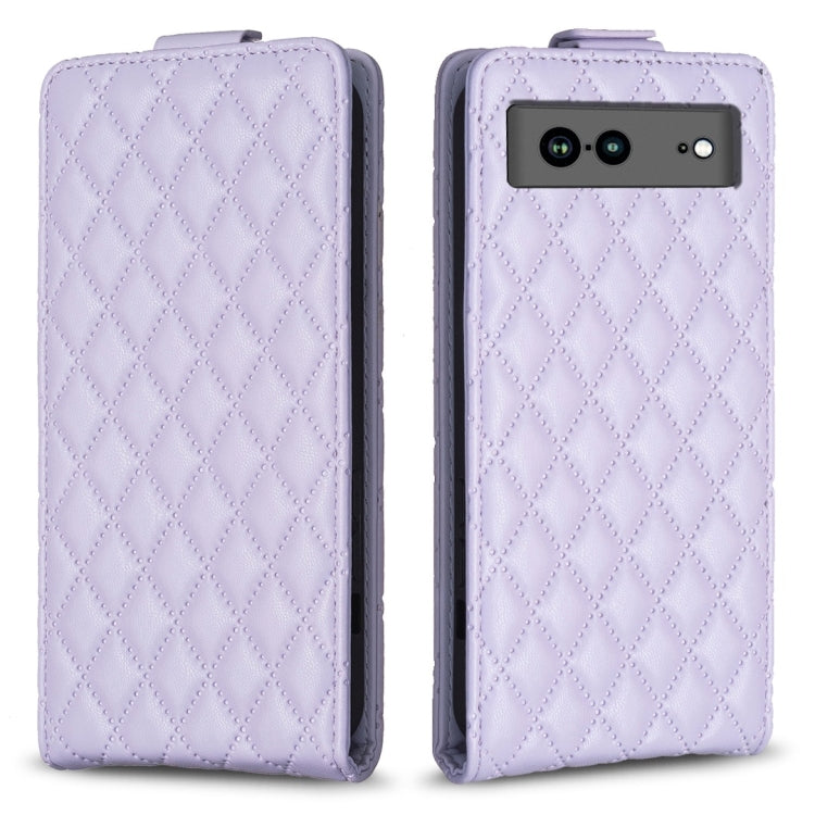 Diamond Lattice Vertical Flip Leather Phone Case, For Google Pixel 8 Pro, For Google Pixel 8, For Google Pixel 7a, For Google Pixel 7 Pro, For Google Pixel 7