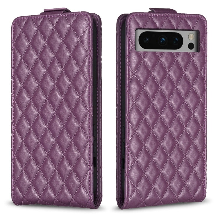 Diamond Lattice Vertical Flip Leather Phone Case, For Google Pixel 8 Pro, For Google Pixel 8, For Google Pixel 7a, For Google Pixel 7 Pro, For Google Pixel 7
