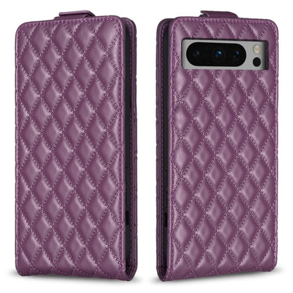 Diamond Lattice Vertical Flip Leather Phone Case, For Google Pixel 8 Pro, For Google Pixel 8, For Google Pixel 7a, For Google Pixel 7 Pro, For Google Pixel 7