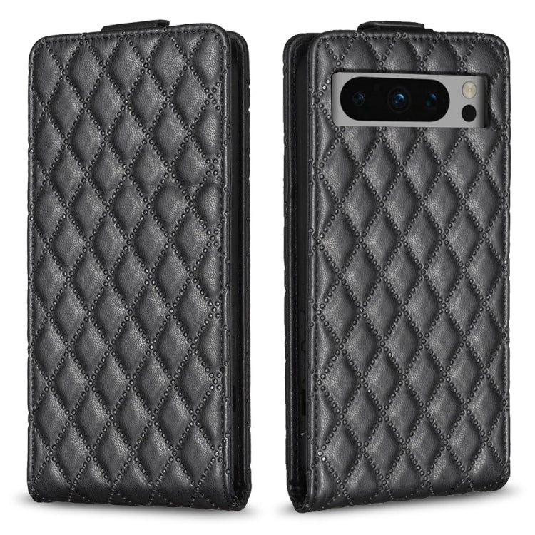 Diamond Lattice Vertical Flip Leather Phone Case, For Google Pixel 8 Pro, For Google Pixel 8, For Google Pixel 7a, For Google Pixel 7 Pro, For Google Pixel 7
