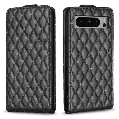 Diamond Lattice Vertical Flip Leather Phone Case, For Google Pixel 8 Pro, For Google Pixel 8, For Google Pixel 7a, For Google Pixel 7 Pro, For Google Pixel 7