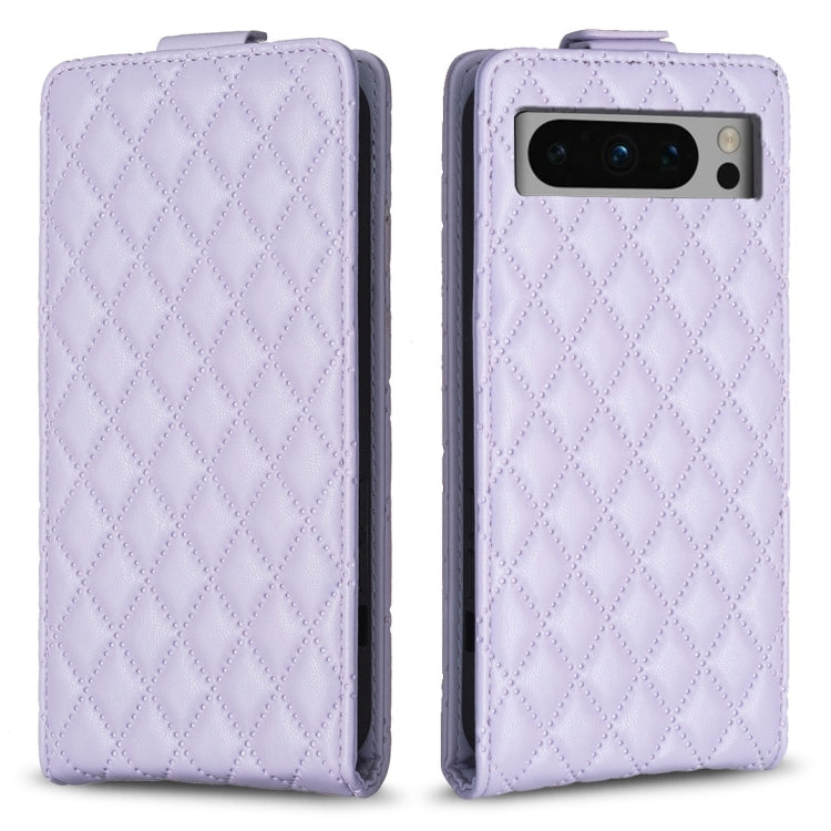 Diamond Lattice Vertical Flip Leather Phone Case, For Google Pixel 8 Pro, For Google Pixel 8, For Google Pixel 7a, For Google Pixel 7 Pro, For Google Pixel 7