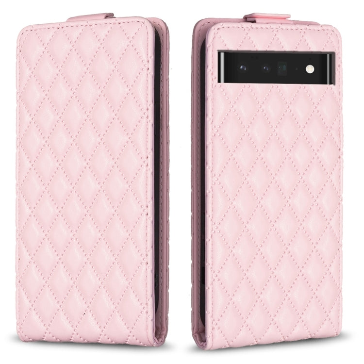 Diamond Lattice Vertical Flip Leather Phone Case, For Google Pixel 8 Pro, For Google Pixel 8, For Google Pixel 7a, For Google Pixel 7 Pro, For Google Pixel 7