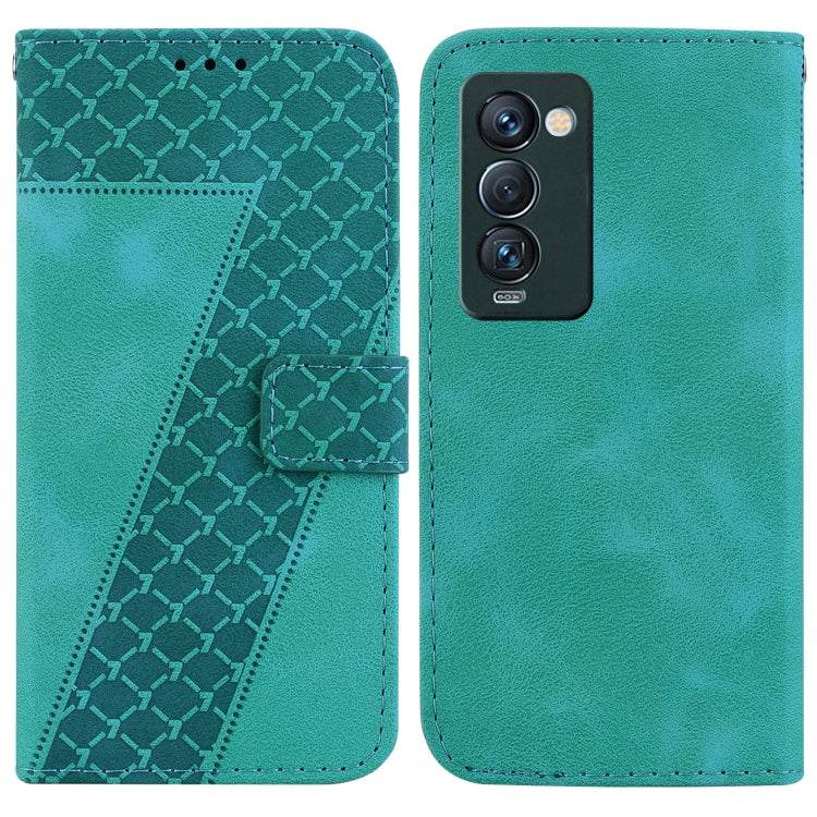 Seven-shaped Embossed Leather Phone Case, For Tecno Camon 19, For Tecno Camon 19 Neo, For Tecno Pova 3/LE7, For Tecno Camon 18i, For Tecno Spark Go 2022/Spark 8C, For Tecno Spark 8 Pro, For Tecno Pova Neo/LE6, For Tecno Pop 5 LTE/BD4                   ...