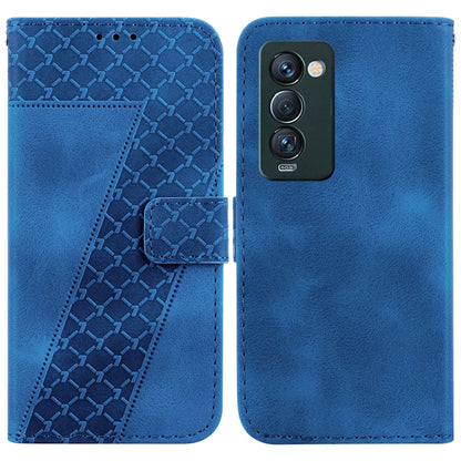 Seven-shaped Embossed Leather Phone Case, For Tecno Camon 19, For Tecno Camon 19 Neo, For Tecno Pova 3/LE7, For Tecno Camon 18i, For Tecno Spark Go 2022/Spark 8C, For Tecno Spark 8 Pro, For Tecno Pova Neo/LE6, For Tecno Pop 5 LTE/BD4                   ...