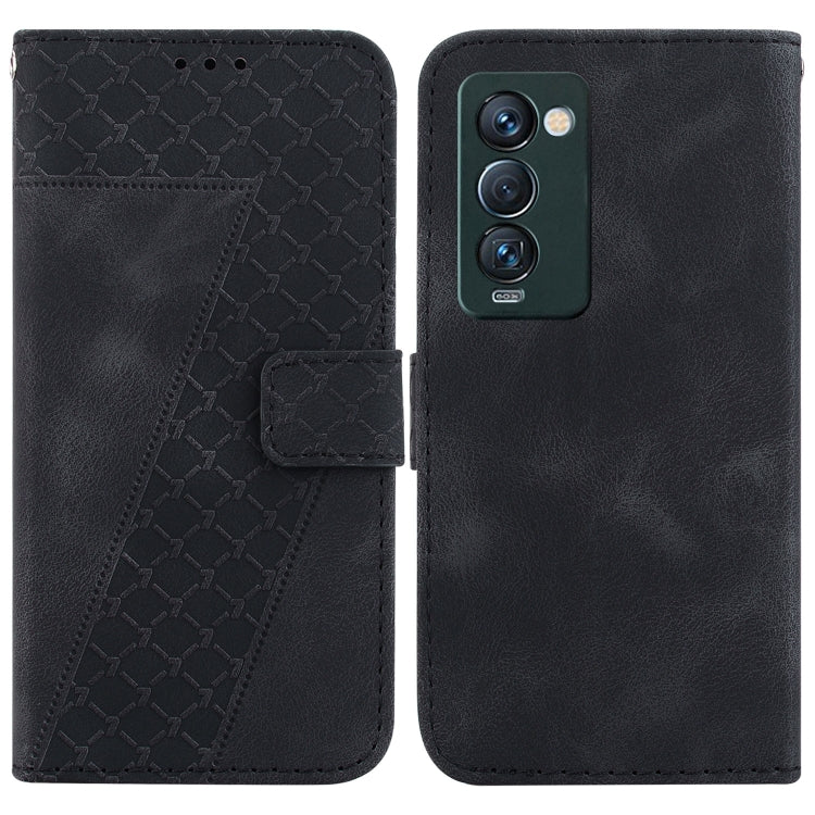 Seven-shaped Embossed Leather Phone Case, For Tecno Camon 19, For Tecno Camon 19 Neo, For Tecno Pova 3/LE7, For Tecno Camon 18i, For Tecno Spark Go 2022/Spark 8C, For Tecno Spark 8 Pro, For Tecno Pova Neo/LE6, For Tecno Pop 5 LTE/BD4                   ...