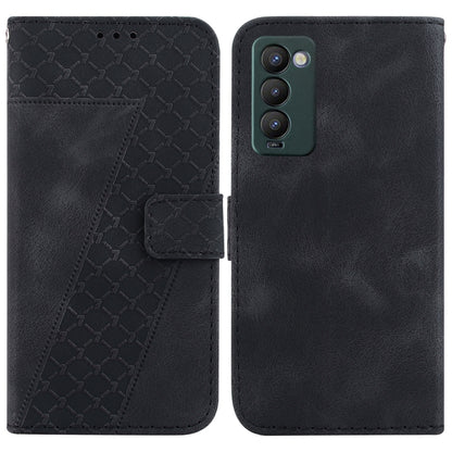 Seven-shaped Embossed Leather Phone Case, For Tecno Camon 19, For Tecno Camon 19 Neo, For Tecno Pova 3/LE7, For Tecno Camon 18i, For Tecno Spark Go 2022/Spark 8C, For Tecno Spark 8 Pro, For Tecno Pova Neo/LE6, For Tecno Pop 5 LTE/BD4                   ...