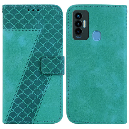 Seven-shaped Embossed Leather Phone Case, For Tecno Camon 19, For Tecno Camon 19 Neo, For Tecno Pova 3/LE7, For Tecno Camon 18i, For Tecno Spark Go 2022/Spark 8C, For Tecno Spark 8 Pro, For Tecno Pova Neo/LE6, For Tecno Pop 5 LTE/BD4                   ...