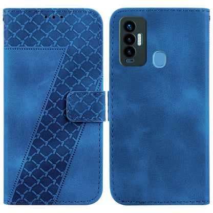 Seven-shaped Embossed Leather Phone Case, For Tecno Camon 19, For Tecno Camon 19 Neo, For Tecno Pova 3/LE7, For Tecno Camon 18i, For Tecno Spark Go 2022/Spark 8C, For Tecno Spark 8 Pro, For Tecno Pova Neo/LE6, For Tecno Pop 5 LTE/BD4                   ...