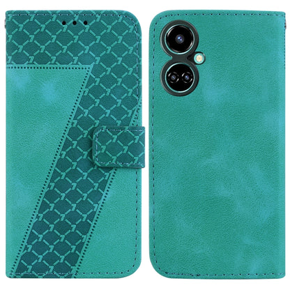 Seven-shaped Embossed Leather Phone Case, For Tecno Camon 19, For Tecno Camon 19 Neo, For Tecno Pova 3/LE7, For Tecno Camon 18i, For Tecno Spark Go 2022/Spark 8C, For Tecno Spark 8 Pro, For Tecno Pova Neo/LE6, For Tecno Pop 5 LTE/BD4                   ...