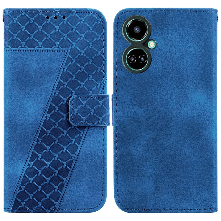 Seven-shaped Embossed Leather Phone Case, For Tecno Camon 19, For Tecno Camon 19 Neo, For Tecno Pova 3/LE7, For Tecno Camon 18i, For Tecno Spark Go 2022/Spark 8C, For Tecno Spark 8 Pro, For Tecno Pova Neo/LE6, For Tecno Pop 5 LTE/BD4                   ...
