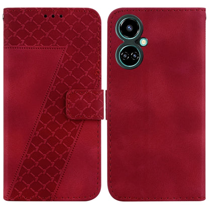 Seven-shaped Embossed Leather Phone Case, For Tecno Camon 19, For Tecno Camon 19 Neo, For Tecno Pova 3/LE7, For Tecno Camon 18i, For Tecno Spark Go 2022/Spark 8C, For Tecno Spark 8 Pro, For Tecno Pova Neo/LE6, For Tecno Pop 5 LTE/BD4                   ...