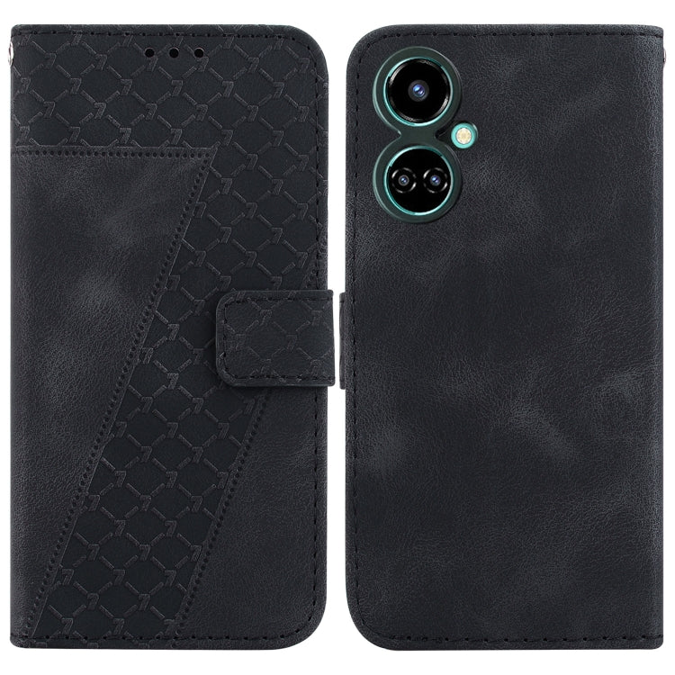 Seven-shaped Embossed Leather Phone Case, For Tecno Camon 19, For Tecno Camon 19 Neo, For Tecno Pova 3/LE7, For Tecno Camon 18i, For Tecno Spark Go 2022/Spark 8C, For Tecno Spark 8 Pro, For Tecno Pova Neo/LE6, For Tecno Pop 5 LTE/BD4                   ...