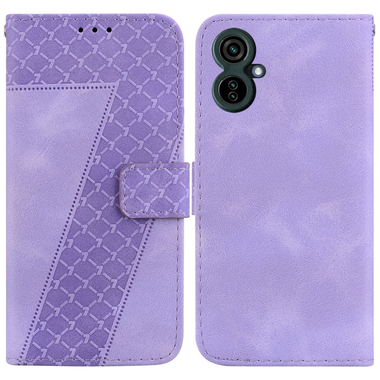 Seven-shaped Embossed Leather Phone Case, For Tecno Camon 19, For Tecno Camon 19 Neo, For Tecno Pova 3/LE7, For Tecno Camon 18i, For Tecno Spark Go 2022/Spark 8C, For Tecno Spark 8 Pro, For Tecno Pova Neo/LE6, For Tecno Pop 5 LTE/BD4                   ...