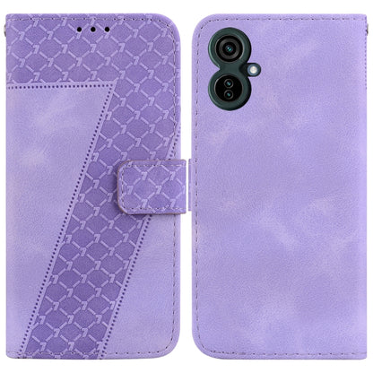 Seven-shaped Embossed Leather Phone Case, For Tecno Camon 19, For Tecno Camon 19 Neo, For Tecno Pova 3/LE7, For Tecno Camon 18i, For Tecno Spark Go 2022/Spark 8C, For Tecno Spark 8 Pro, For Tecno Pova Neo/LE6, For Tecno Pop 5 LTE/BD4                   ...