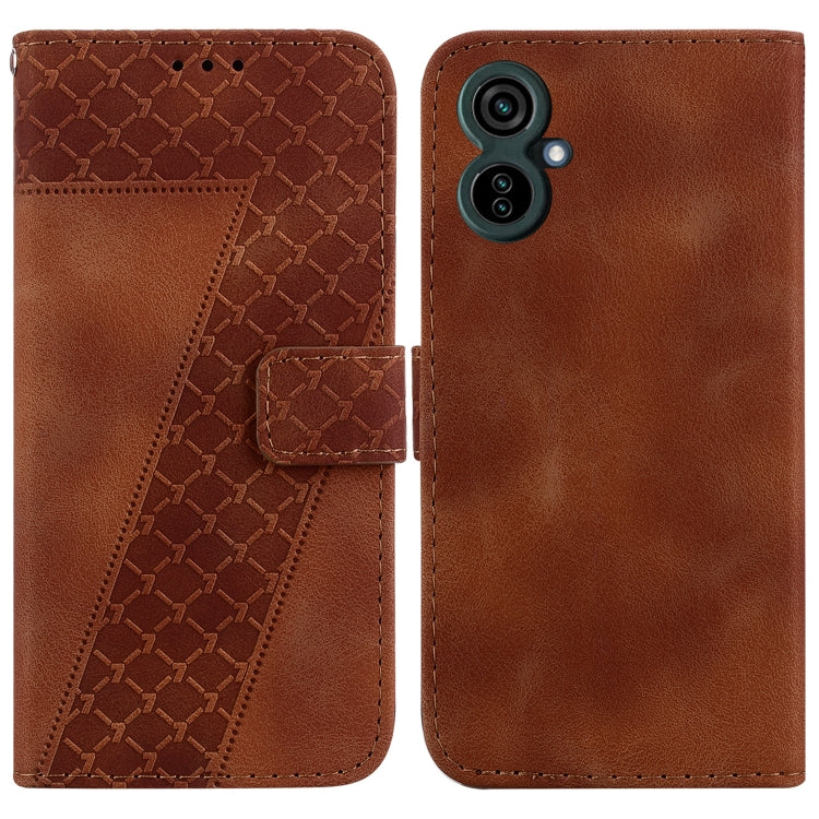 Seven-shaped Embossed Leather Phone Case, For Tecno Camon 19, For Tecno Camon 19 Neo, For Tecno Pova 3/LE7, For Tecno Camon 18i, For Tecno Spark Go 2022/Spark 8C, For Tecno Spark 8 Pro, For Tecno Pova Neo/LE6, For Tecno Pop 5 LTE/BD4                   ...
