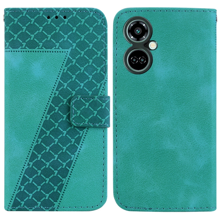 Seven-shaped Embossed Leather Phone Case, For Tecno Pova 5 Pro, For Tecno Pova Neo 3, For Tecno Pova 5, For Tecno Camon 20 Premier 5G, For Tecno Camon 20 Pro 5G, For Tecno Camon 20 Pro 4G/Camon 20, For Tecno Spark 10 5G, For Tecno Spark 10 4G/Spark 10C...