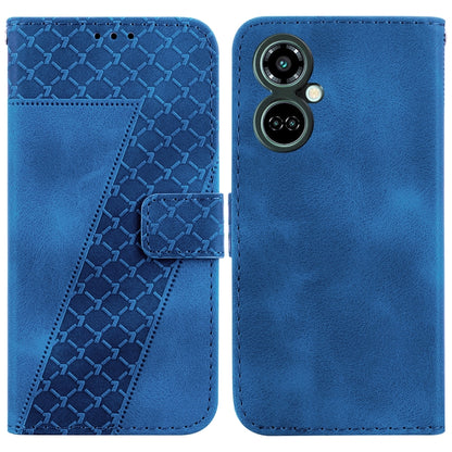 Seven-shaped Embossed Leather Phone Case, For Tecno Pova 5 Pro, For Tecno Pova Neo 3, For Tecno Pova 5, For Tecno Camon 20 Premier 5G, For Tecno Camon 20 Pro 5G, For Tecno Camon 20 Pro 4G/Camon 20, For Tecno Spark 10 5G, For Tecno Spark 10 4G/Spark 10C...