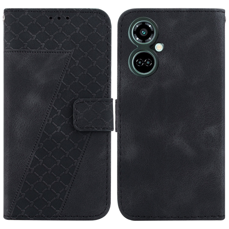Seven-shaped Embossed Leather Phone Case, For Tecno Pova 5 Pro, For Tecno Pova Neo 3, For Tecno Pova 5, For Tecno Camon 20 Premier 5G, For Tecno Camon 20 Pro 5G, For Tecno Camon 20 Pro 4G/Camon 20, For Tecno Spark 10 5G, For Tecno Spark 10 4G/Spark 10C...