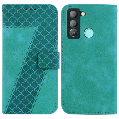 Seven-shaped Embossed Leather Phone Case, For Tecno Camon 19, For Tecno Camon 19 Neo, For Tecno Pova 3/LE7, For Tecno Camon 18i, For Tecno Spark Go 2022/Spark 8C, For Tecno Spark 8 Pro, For Tecno Pova Neo/LE6, For Tecno Pop 5 LTE/BD4                   ...