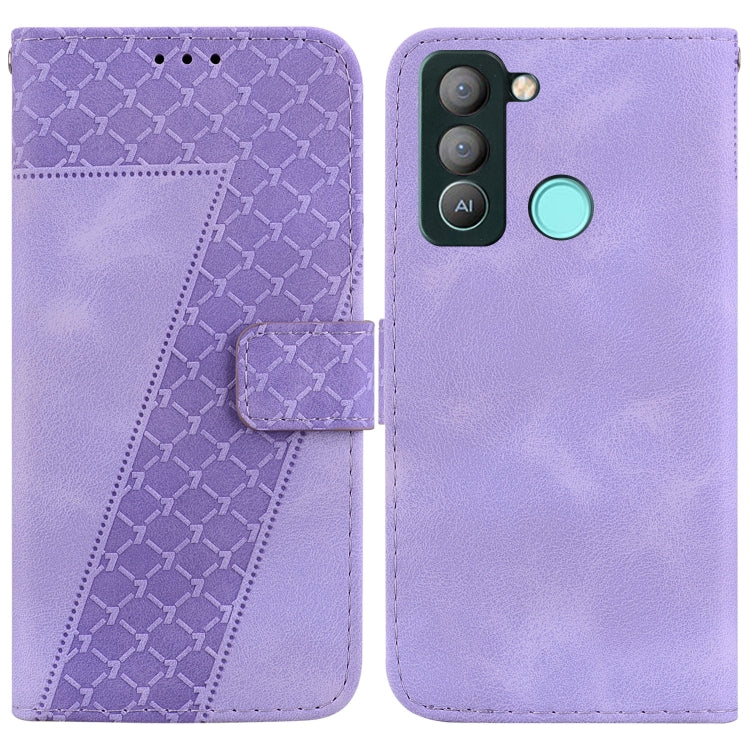 Seven-shaped Embossed Leather Phone Case, For Tecno Camon 19, For Tecno Camon 19 Neo, For Tecno Pova 3/LE7, For Tecno Camon 18i, For Tecno Spark Go 2022/Spark 8C, For Tecno Spark 8 Pro, For Tecno Pova Neo/LE6, For Tecno Pop 5 LTE/BD4                   ...