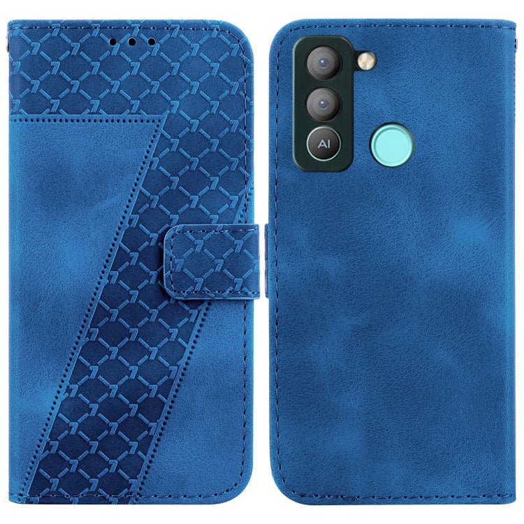 Seven-shaped Embossed Leather Phone Case, For Tecno Camon 19, For Tecno Camon 19 Neo, For Tecno Pova 3/LE7, For Tecno Camon 18i, For Tecno Spark Go 2022/Spark 8C, For Tecno Spark 8 Pro, For Tecno Pova Neo/LE6, For Tecno Pop 5 LTE/BD4                   ...