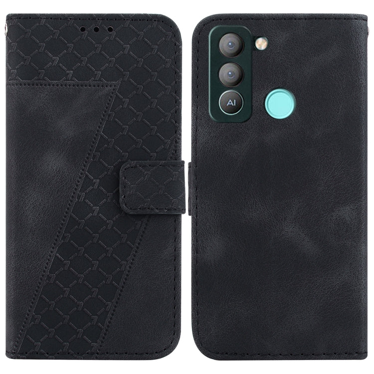 Seven-shaped Embossed Leather Phone Case, For Tecno Camon 19, For Tecno Camon 19 Neo, For Tecno Pova 3/LE7, For Tecno Camon 18i, For Tecno Spark Go 2022/Spark 8C, For Tecno Spark 8 Pro, For Tecno Pova Neo/LE6, For Tecno Pop 5 LTE/BD4                   ...