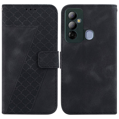 Seven-shaped Embossed Leather Phone Case, For Tecno Pova 5 Pro, For Tecno Pova Neo 3, For Tecno Pova 5, For Tecno Camon 20 Premier 5G, For Tecno Camon 20 Pro 5G, For Tecno Camon 20 Pro 4G/Camon 20, For Tecno Spark 10 5G, For Tecno Spark 10 4G/Spark 10C...