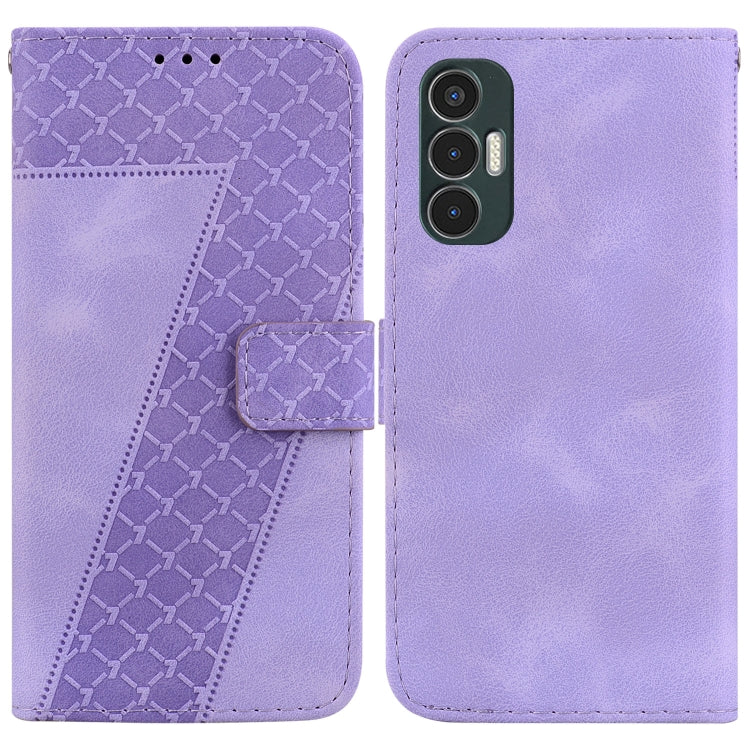 Seven-shaped Embossed Leather Phone Case, For Tecno Camon 19, For Tecno Camon 19 Neo, For Tecno Pova 3/LE7, For Tecno Camon 18i, For Tecno Spark Go 2022/Spark 8C, For Tecno Spark 8 Pro, For Tecno Pova Neo/LE6, For Tecno Pop 5 LTE/BD4                   ...